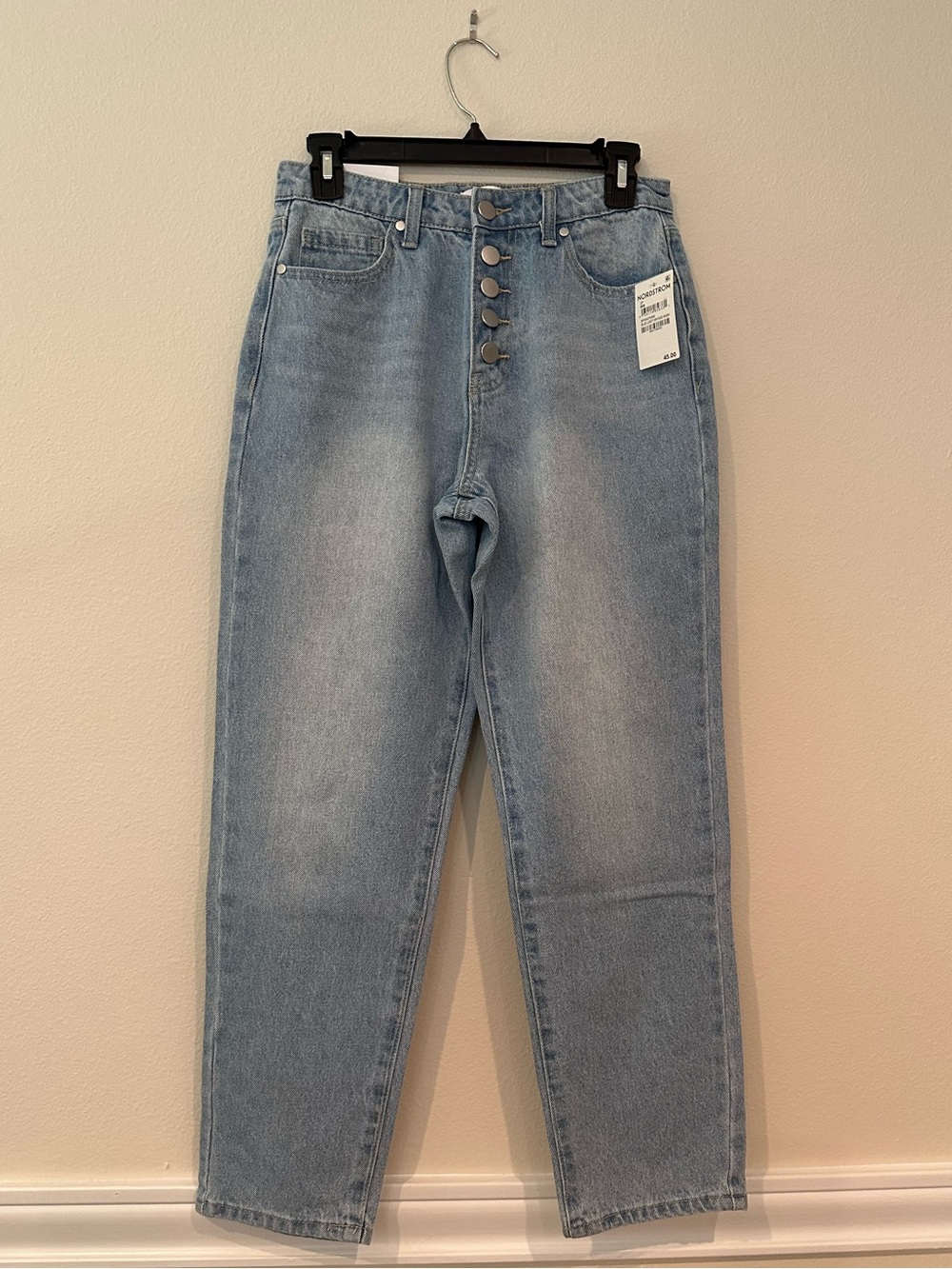 NWT Brass Plum Nordstrom High Waisted Mom Jeans Size 27